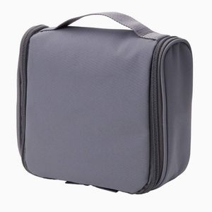 MUJI MoMa Gray Polyester Hanging Toiletries Case